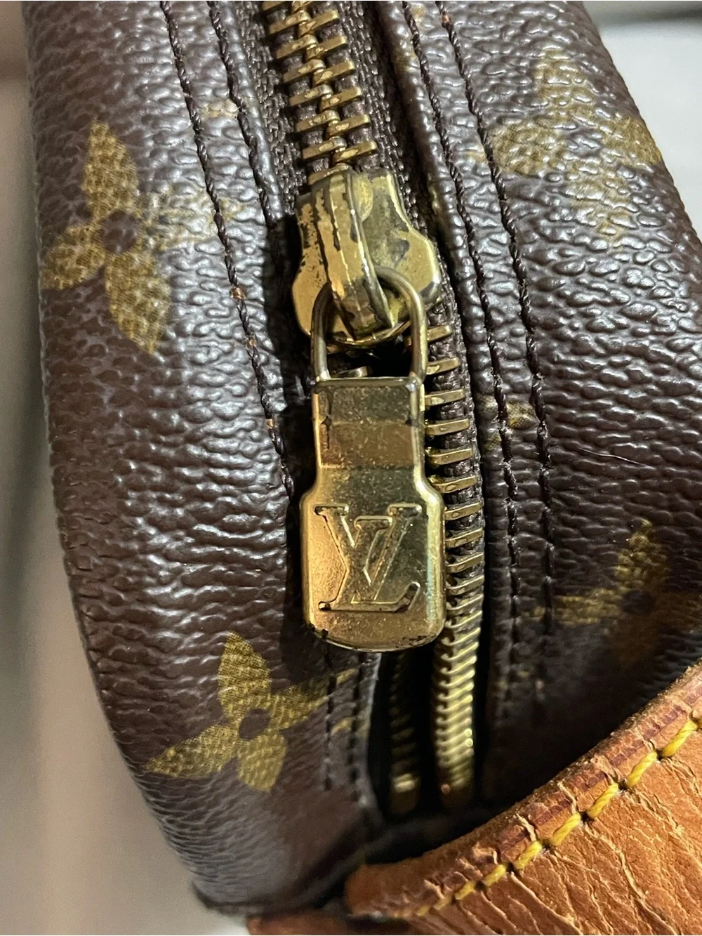 Louis Vuitton Vintage Jeune Fille Large Monogram Crossbody Bag Jeunefille GM